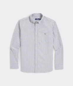 Button-Down Shirts<Vineyard Vines Oxford Stripe Shirt Stp Nautical Navy