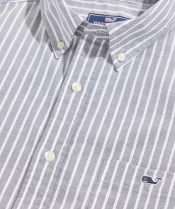 Button-Down Shirts<Vineyard Vines Oxford Stripe Shirt Stp Nautical Navy