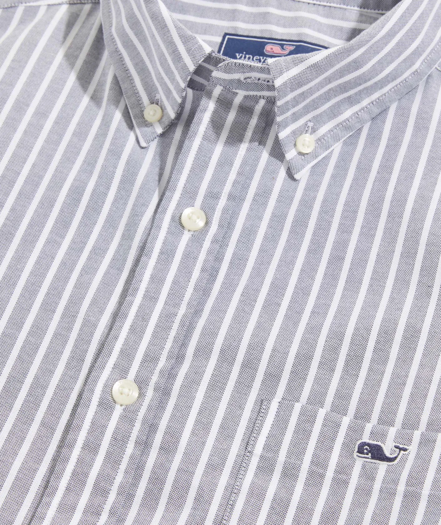 Button-Down Shirts<Vineyard Vines Oxford Stripe Shirt Stp Nautical Navy