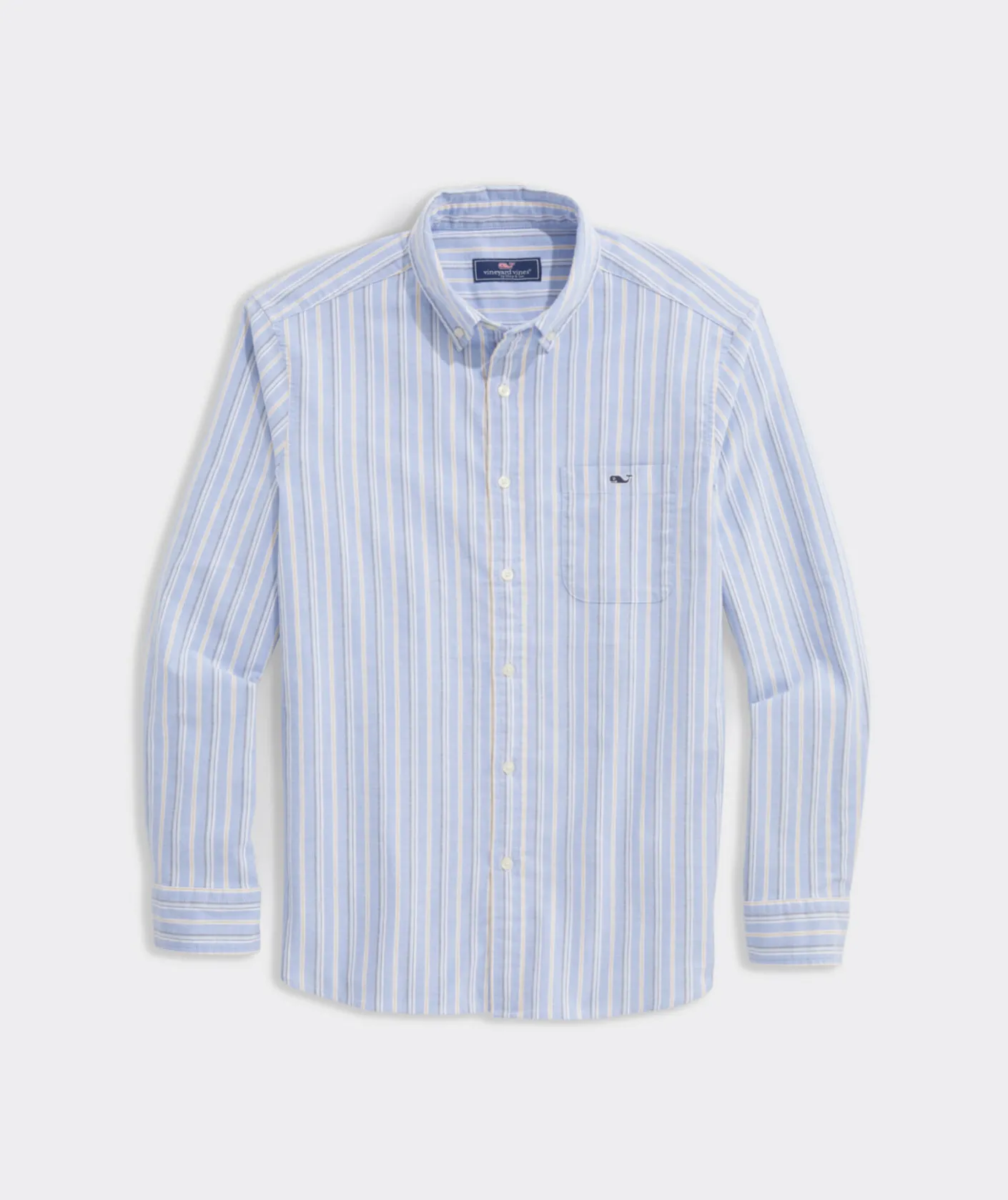 Button-Down Shirts<Vineyard Vines Oxford Stripe Shirt Stp Hull Blue