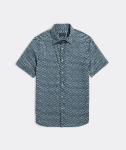 Mens|Tees<Vineyard Vines Paradise Scene Whale Short-Sleeve Dunes Tee Strawberry Cr Hthr