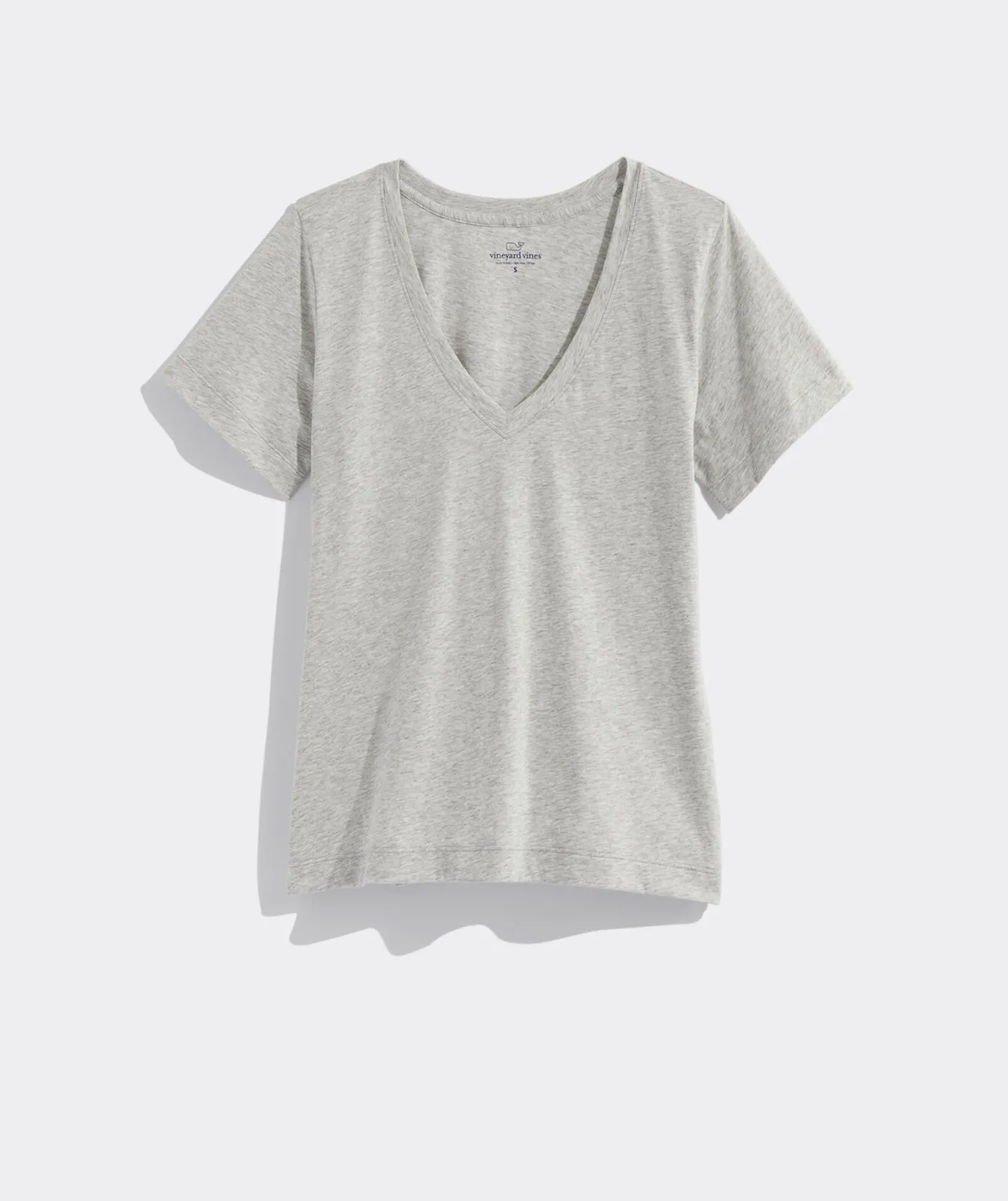 Tees<Vineyard Vines Pima Cotton V-Neck Tee Jet Black