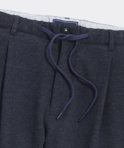 Pants & Chinos<Vineyard Vines Pleated Knit Pull-On Pants Nautical Navy
