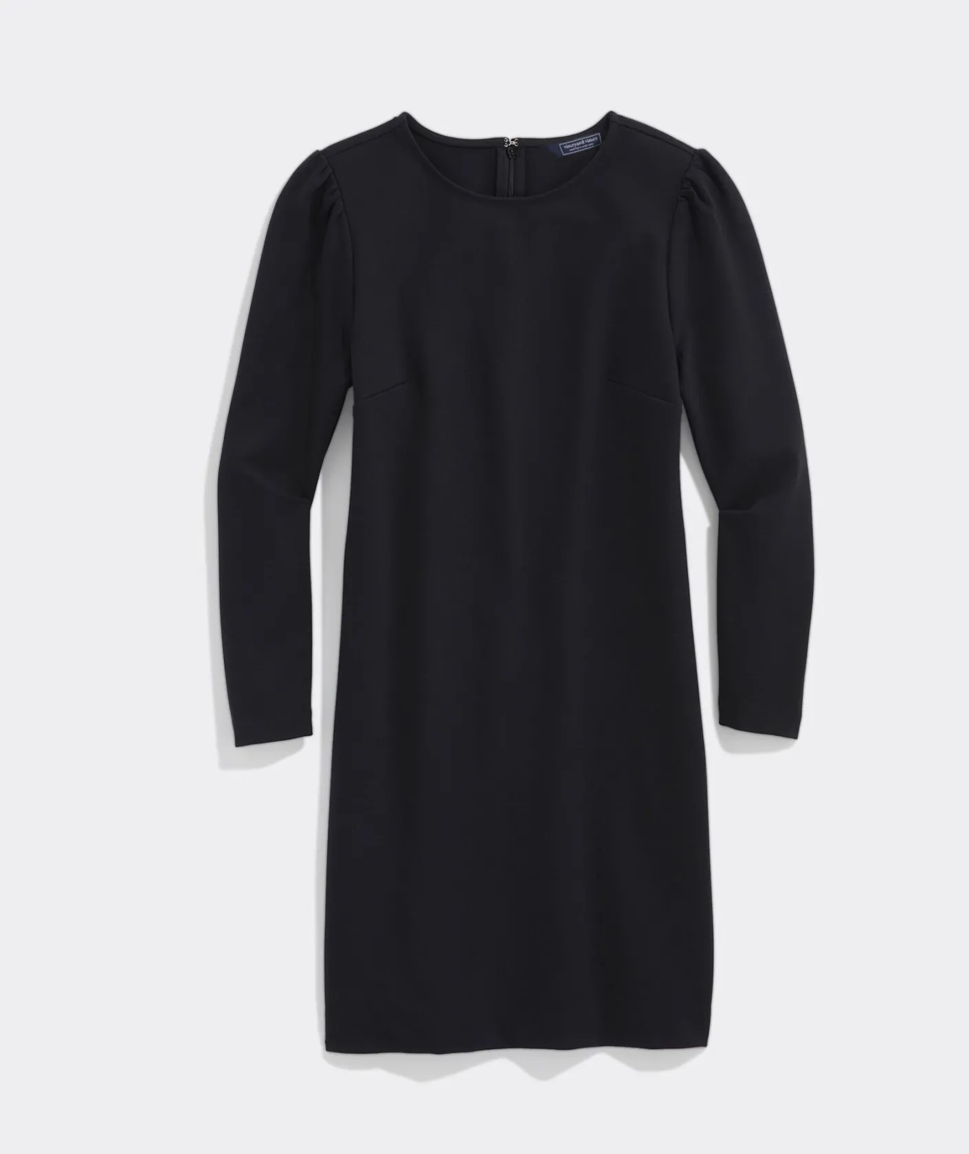 Dresses & Skirts<Vineyard Vines Ponte Puff-Sleeve Dress Jet Black