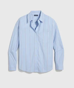 Womens|Shirts & Tops<Vineyard Vines Poplin Button-Front Raglan Top SB Floral - Navy