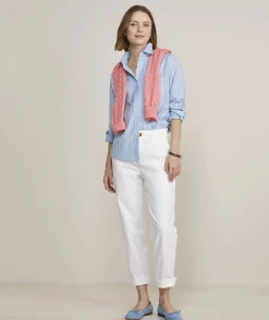 Womens|Shirts & Tops<Vineyard Vines Poplin Button-Front Raglan Top SB Floral - Navy