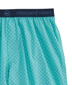 Boxers & Underwear<Vineyard Vines Printed Boxers Lagoon