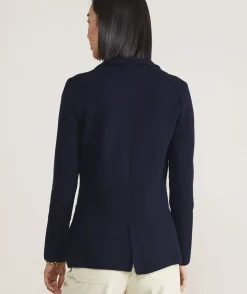 Jackets & Vests<Vineyard Vines Quilted Bouclé Jacket Marshmallow