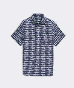 Mens|Tees<Vineyard Vines Red Right Return Short-Sleeve Tee Moonshine