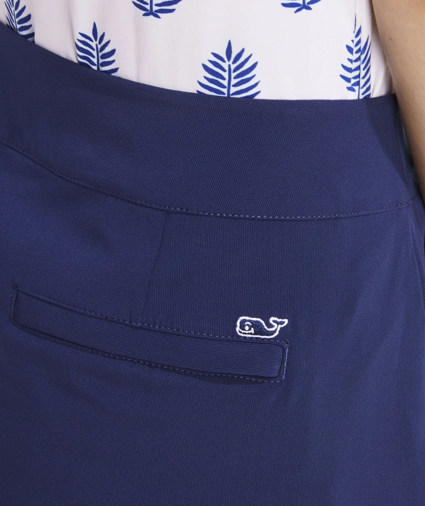 Shorts & Skorts<Vineyard Vines Retro Colorblock Performance Skort Turf Green