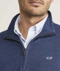 Quarter-Zips<Vineyard Vines Saltwater Quarter-Zip Deep Bay