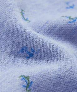 Quarter-Zips<Vineyard Vines Saltwater Quarter-Zip Anchor - Lt Blue Htr