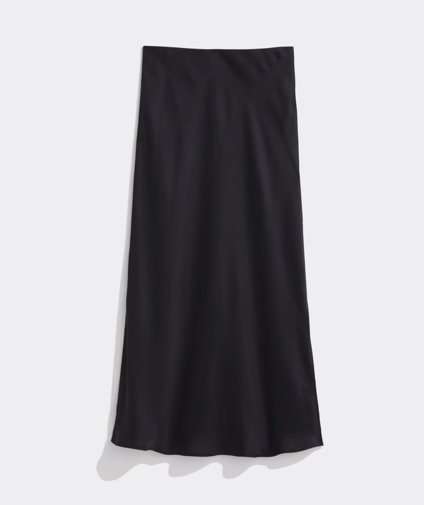 Dresses & Skirts<Vineyard Vines Satin Midi Slip Skirt Jet Black