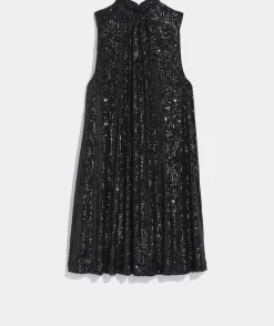 Dresses & Skirts<Vineyard Vines Sequin Swing Dress Jet Black