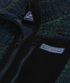 Sweatpants & Sweatshirts<Vineyard Vines Sherpa SuperShep™ Quarter-Zip Blackwatch Plaid