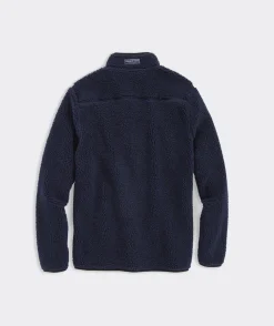 Sweatpants & Sweatshirts<Vineyard Vines Sherpa SuperShep™ Quarter-Zip Nautical Navy
