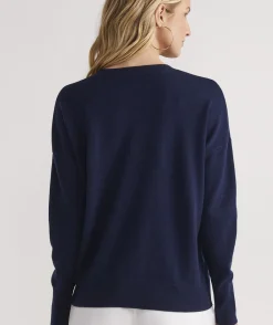 Sweaters<Vineyard Vines Shine Boucle Button Cardigan Jet Black