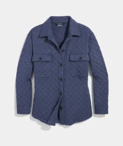 Shirts & Tops<Vineyard Vines Silk Twill Ruffle Collar Popover Provence Geo - Blue