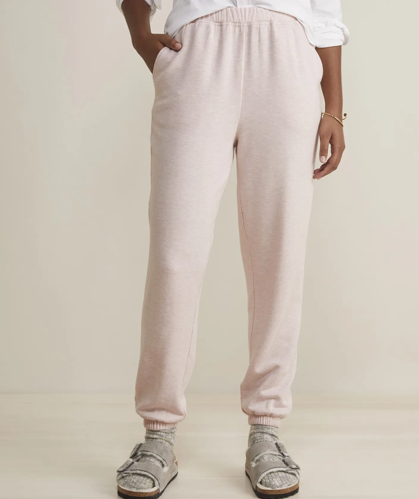 Pants & Denim<Vineyard Vines Silky Scuba Performance Joggers Light Grey Hthr