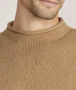 Sweaters<Vineyard Vines Solid Rollneck Sweater Camel Heather