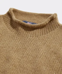 Sweaters<Vineyard Vines Solid Rollneck Sweater Camel Heather