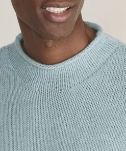 Sweaters<Vineyard Vines Solid Rollneck Sweater Porcelain Blue Hthr