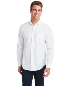 Button-Down Shirts<Vineyard Vines Stretch Poplin Solid Shirt White Cap