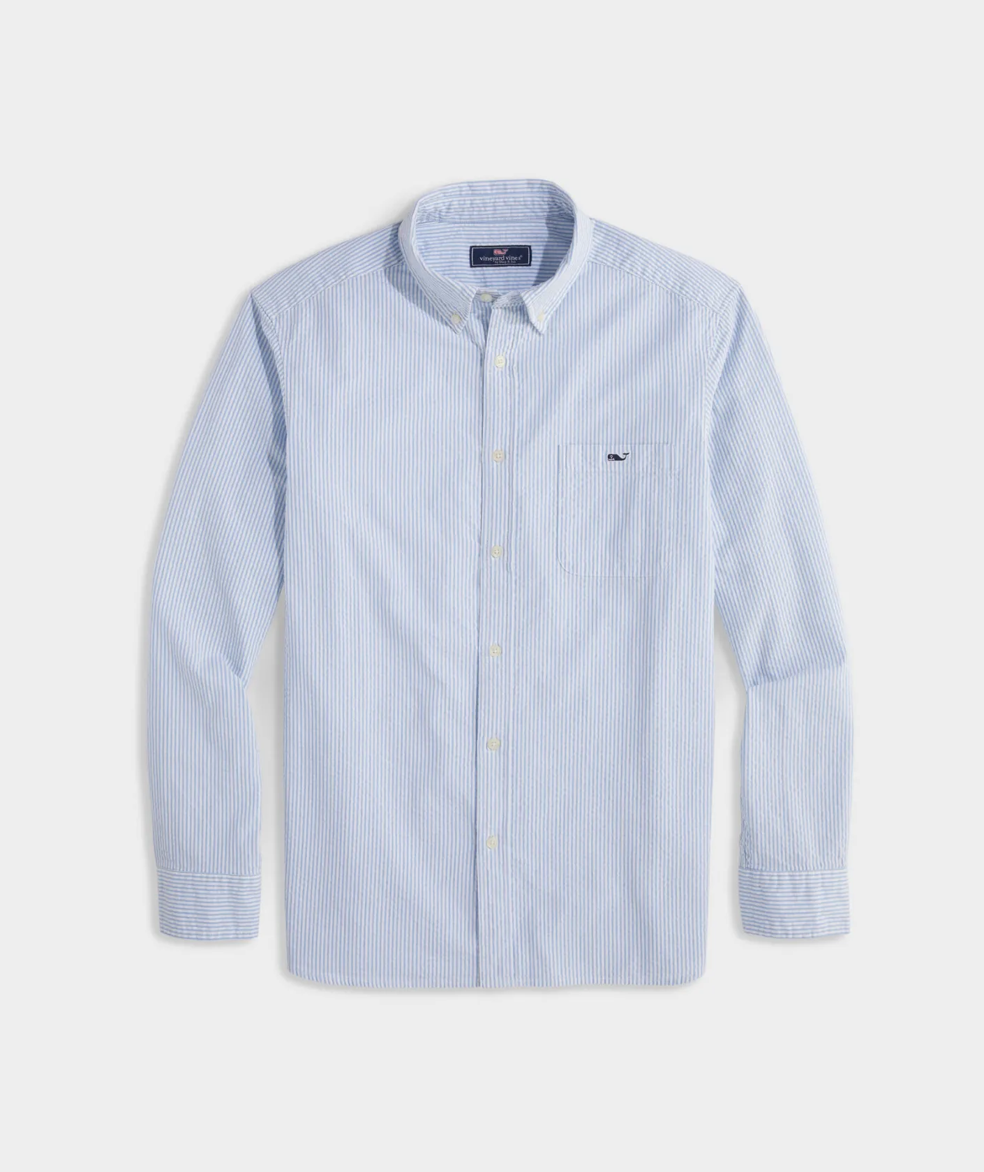 Button-Down Shirts<Vineyard Vines Stretch Seersucker Shirt Ocean Breeze