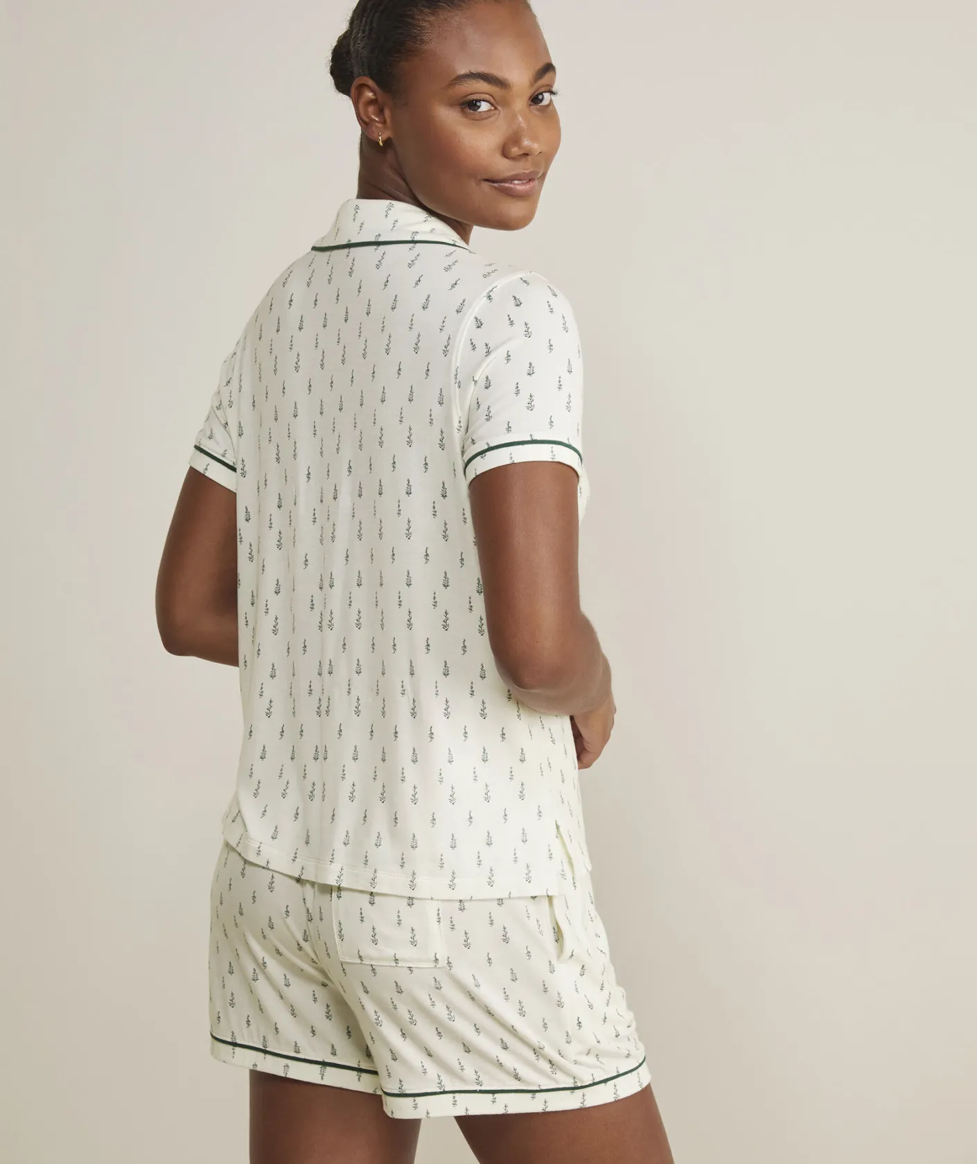 Pajamas<Vineyard Vines Super-Soft Printed Knit Pajama Short Set Pineapple - Aqua