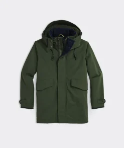 Jackets & Vests<Vineyard Vines Three-In-One Parka Forest Olive