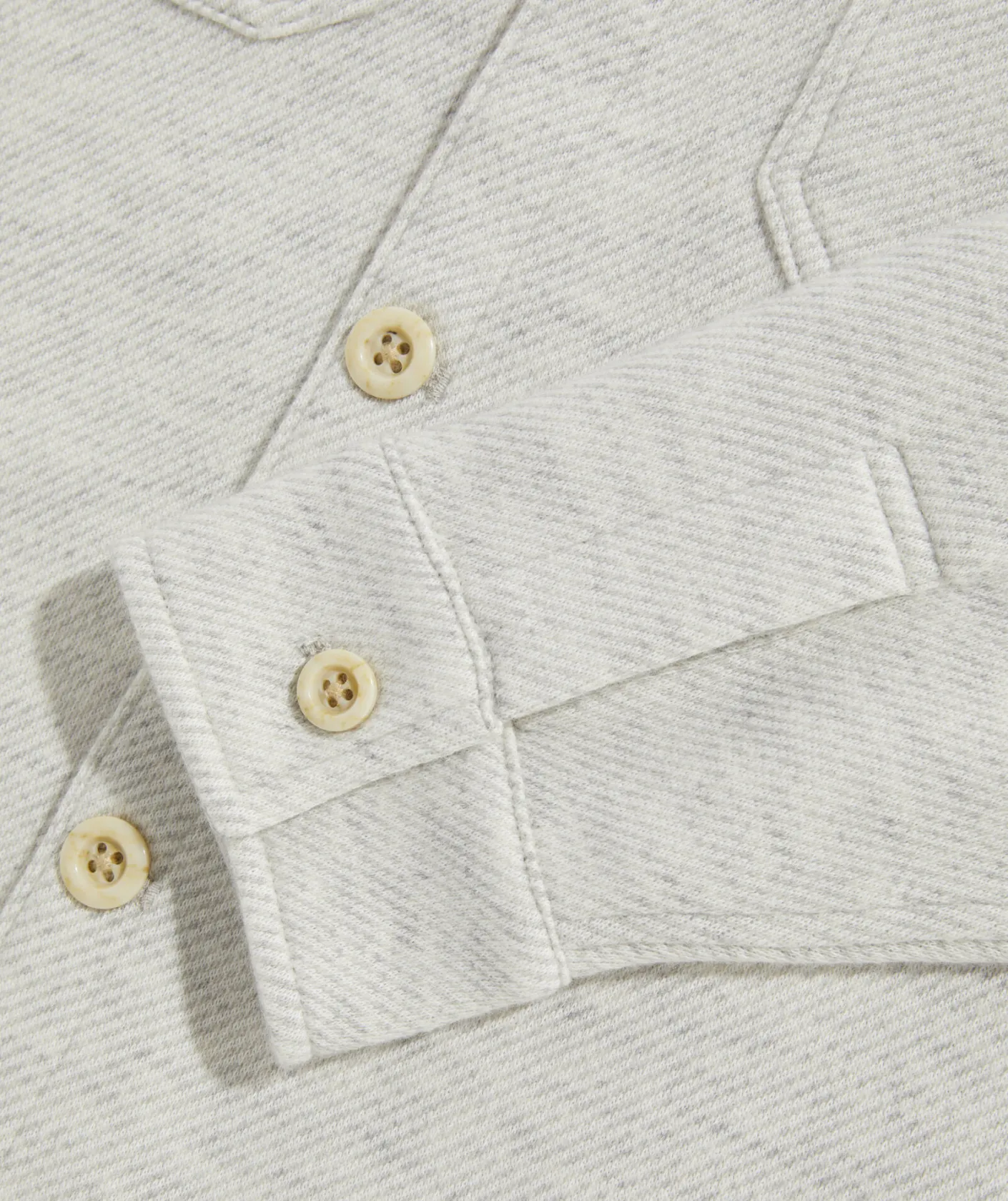 Jackets & Vests<Vineyard Vines Twill Wool Shirt Jacket Marshmallow