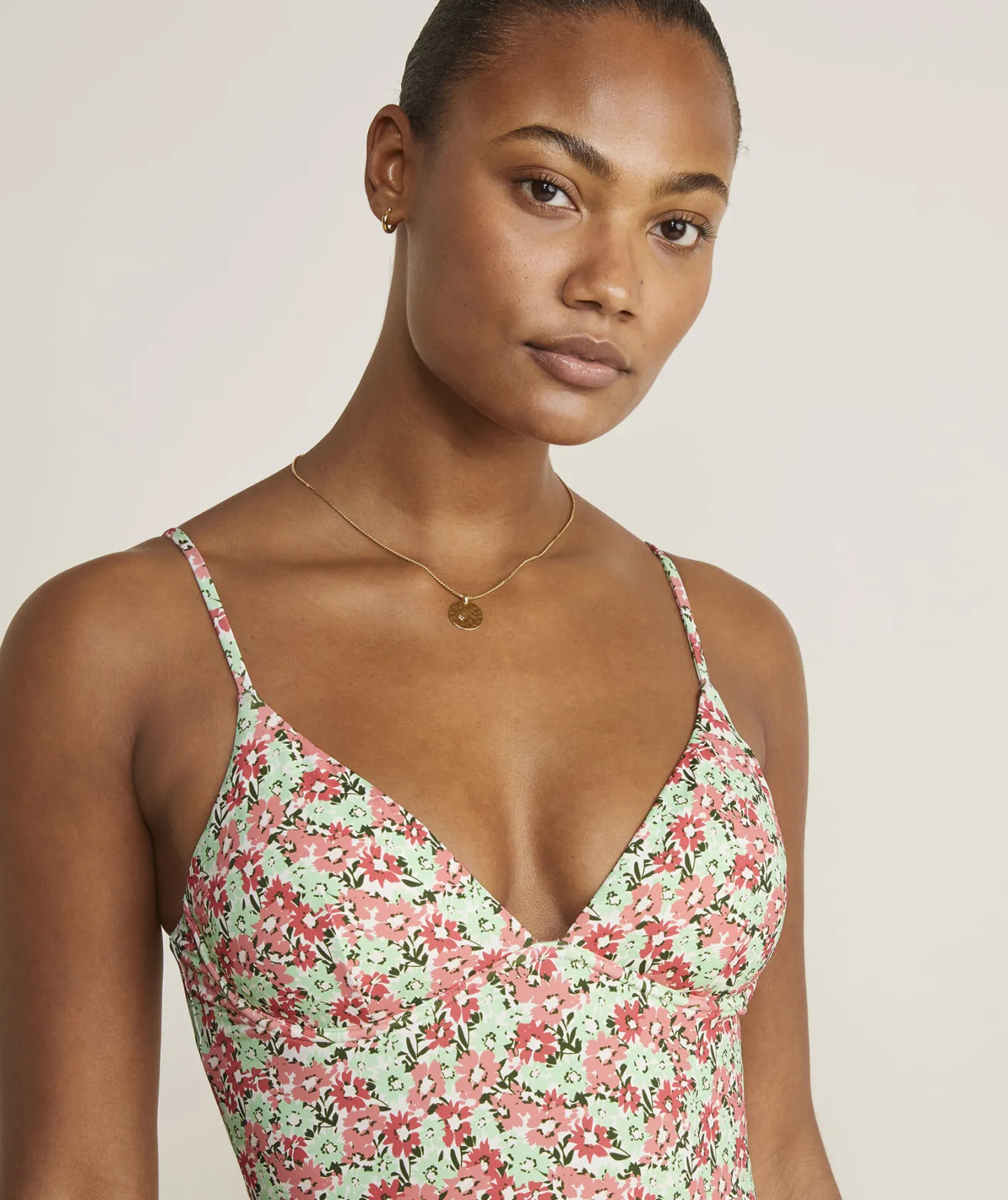 Swim & Cover-Ups<Vineyard Vines Underwire One-Piece SB Floral - Marsh