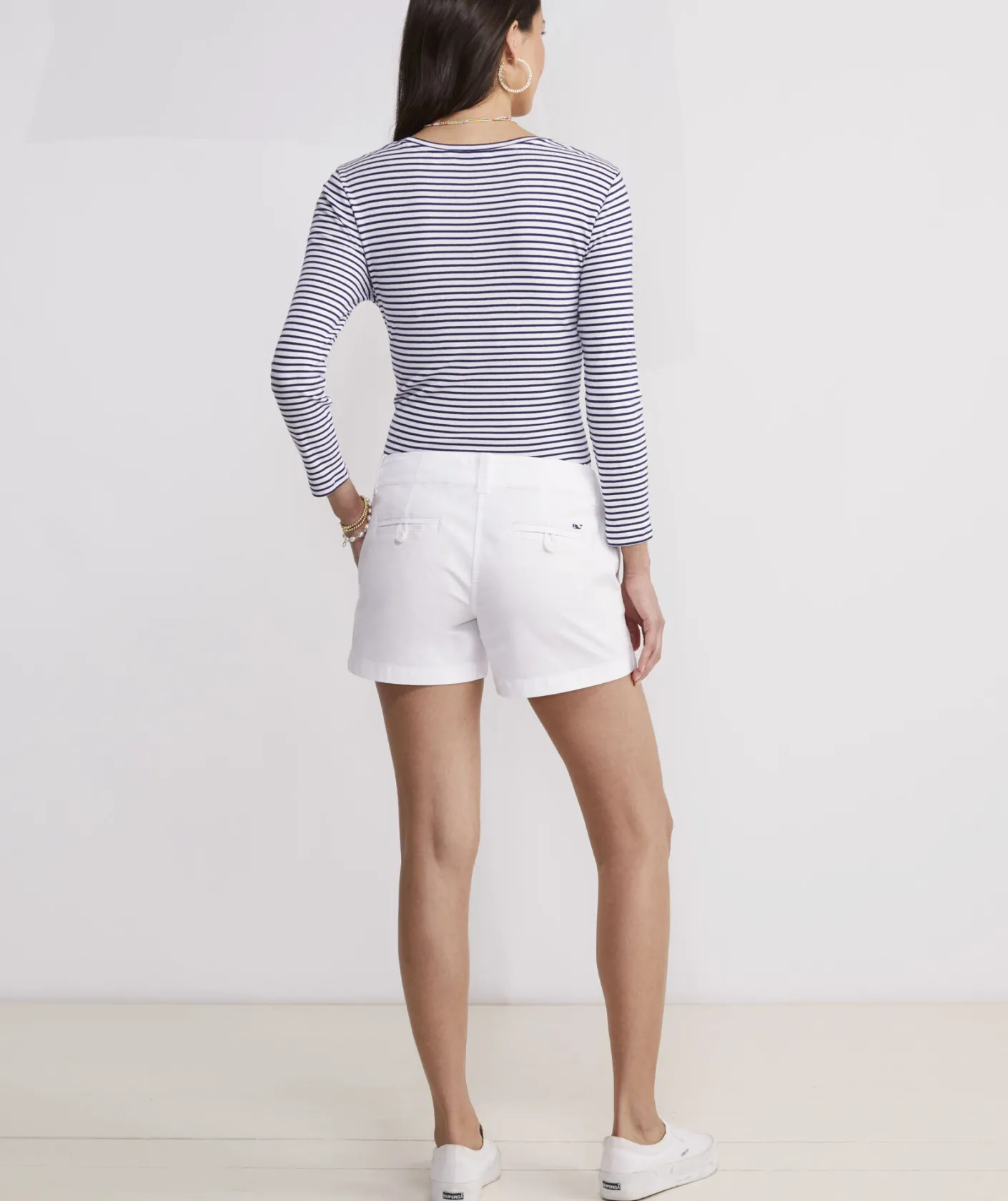 Womens<Vineyard Vines Underwire One-Piece J.Gingham-Navy/White