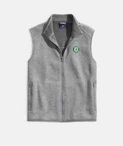 University of Florida<Vineyard Vines University Of Florida Mountain Sweater Fleece Vest Gray Heather
