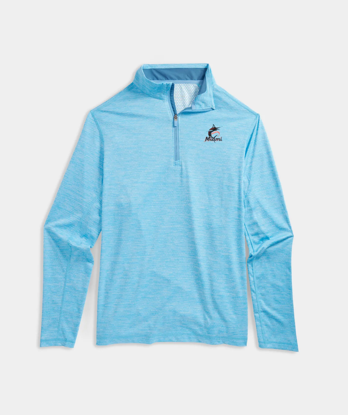 Carolina Panthers<Vineyard Vines Women's Carolina Panthers Mountain Sweater Fleece Vest Deep Bay