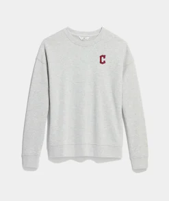 Dallas Cowboys<Vineyard Vines Women's Dallas Cowboys Stripe Sankaty 1/2-Zip Simple Stripe - Deep Bay/White Cap