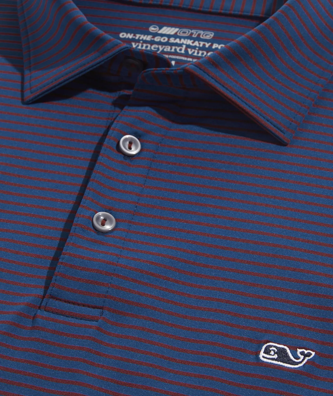 Florida State University<Vineyard Vines Women's Florida State University Stripe Sankaty Shep Shirt Heather Gray