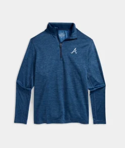Houston Texans<Vineyard Vines Women's Houston Texans Cashmere Crewneck Light Heather Gray
