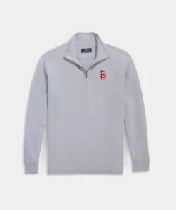 Milwaukee Brewers<Vineyard Vines Women's Milwuakee Brewers Mountain Sweater Fleece Vest Marshmallow