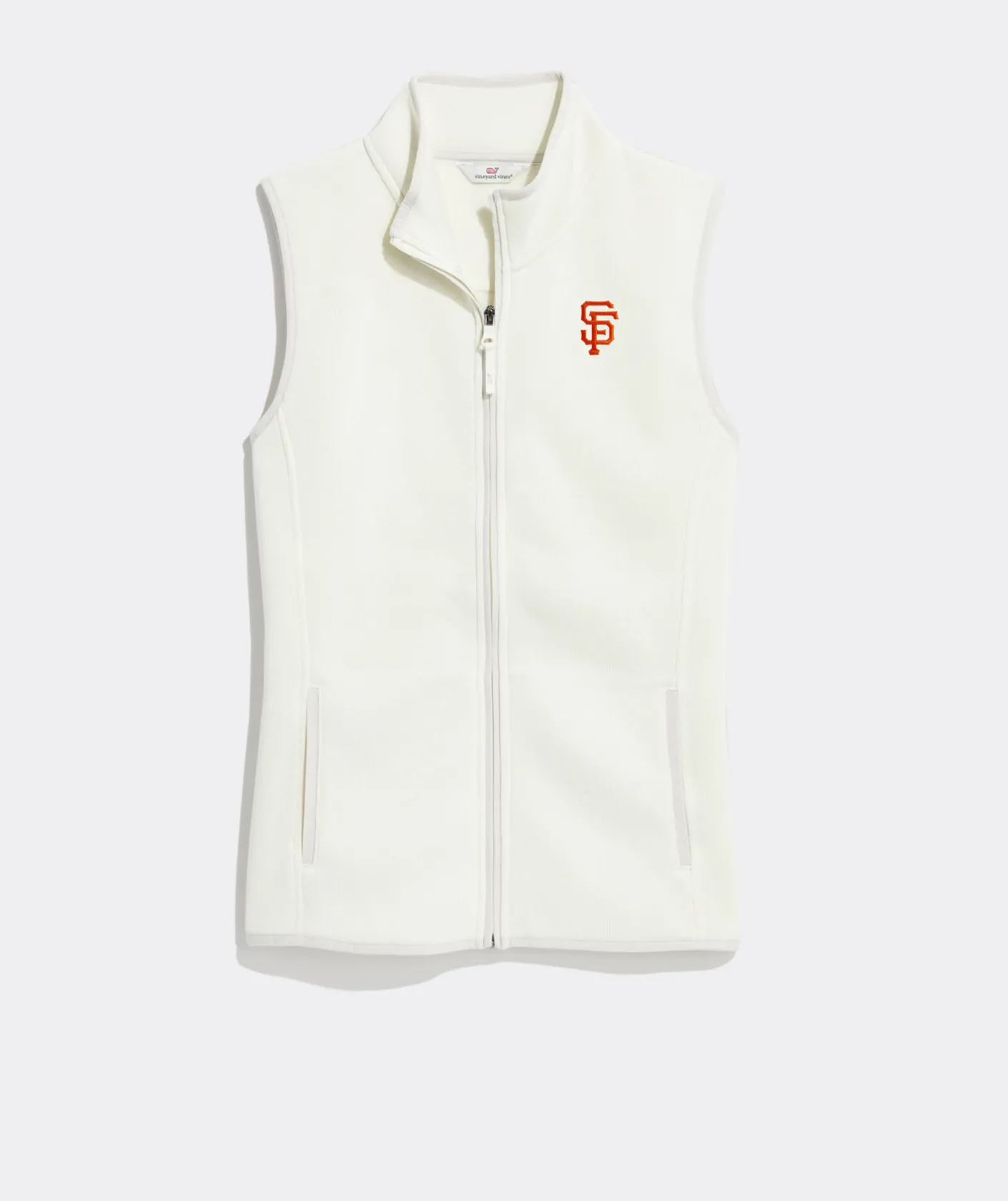 Milwaukee Brewers<Vineyard Vines Women's Milwuakee Brewers Pique Polo White Cap