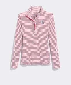 New York Mets<Vineyard Vines Women's New York Mets Dreamcloth® Shep Shirt™ Light Gray Heather