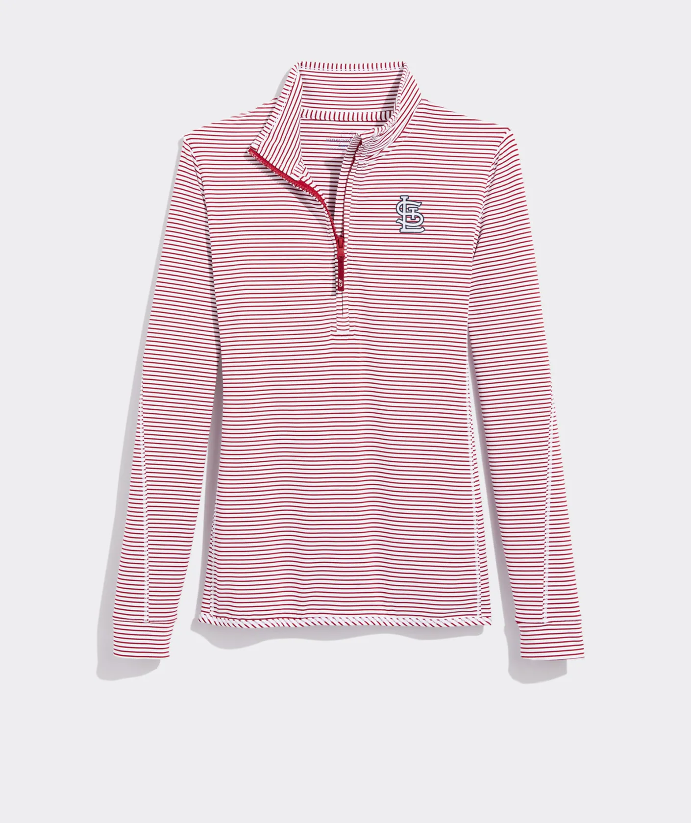 New York Mets<Vineyard Vines Women's New York Mets Dreamcloth® Shep Shirt™ Light Gray Heather