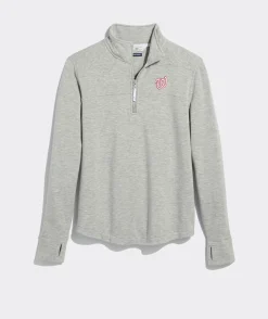 Philadelphia Phillies<Vineyard Vines Women's Philadelphia Phillies Crewneck Grey Heather