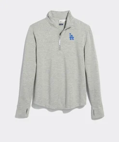 Seattle Mariners<Vineyard Vines Women's Seattle Mariners Mountain Sweater Fleece Vest Deep Bay